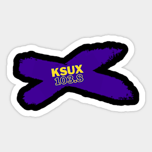 KSUX Shirt Sticker